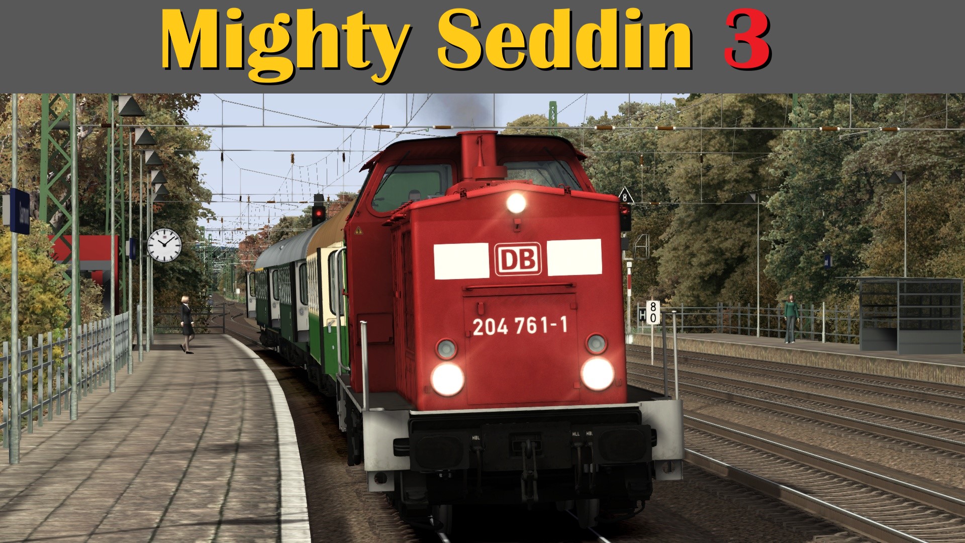 N.S1203 Mighty Seddin DB BR 204 1970's Berlin