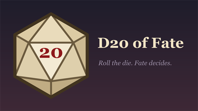 D20 of Fate
