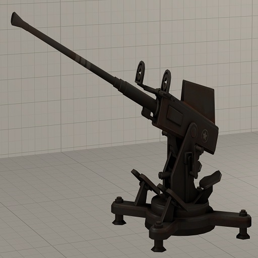 Team Fortress 2 Enhanced Anti-Aircraft Gun (Prop)