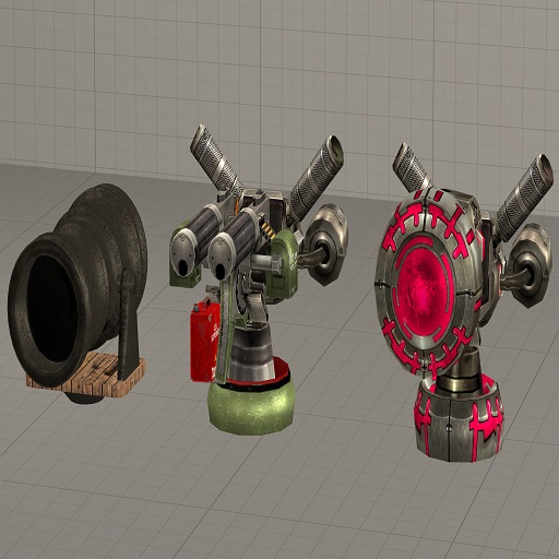 Serious Sam 2 Turrets (Props)
