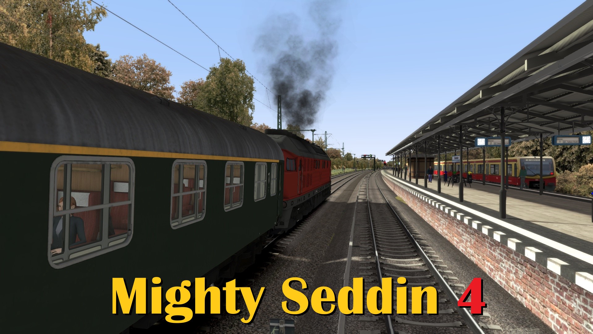 N.S1204 Mighty Seddin BR 232 long distance passenger 1970's ex Berlin