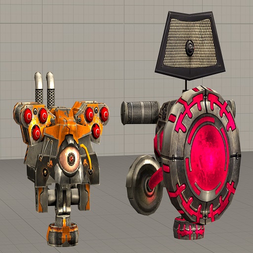 Serious Sam 2 Enemy Turrets (Props)