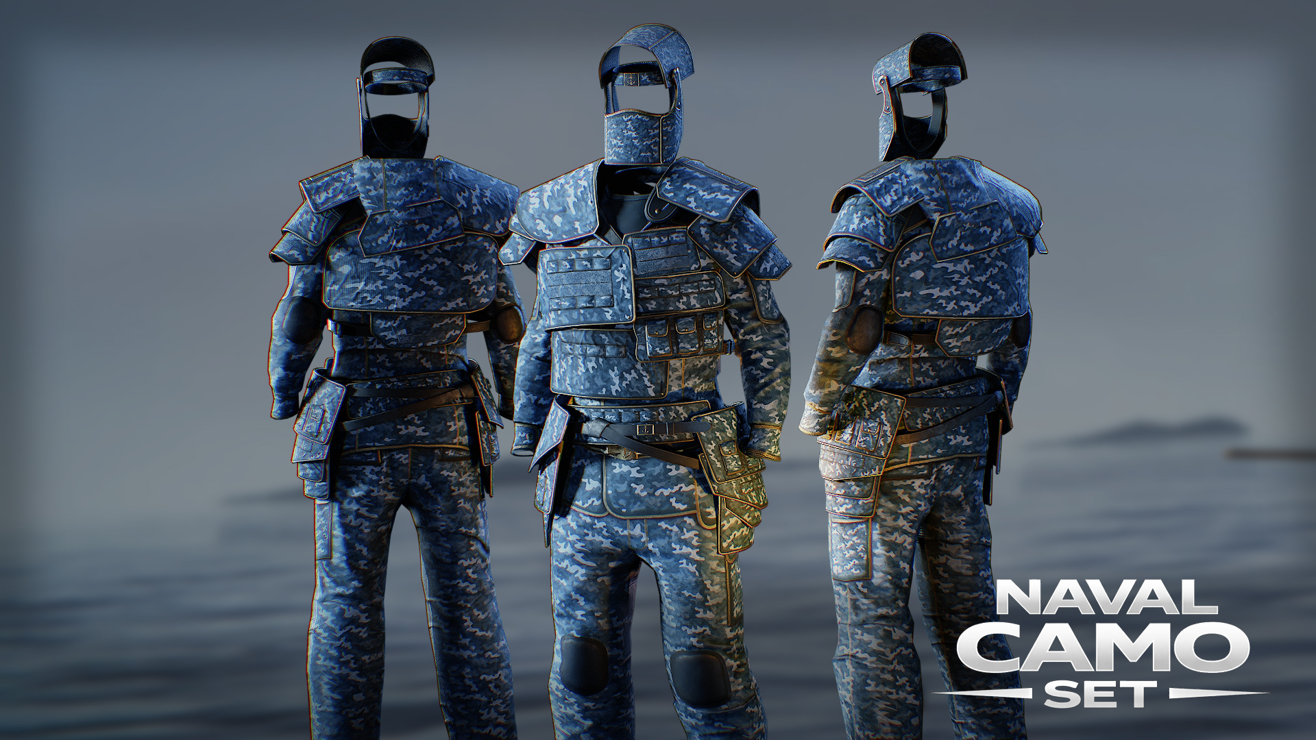Naval Camo Helmet screenshot 1