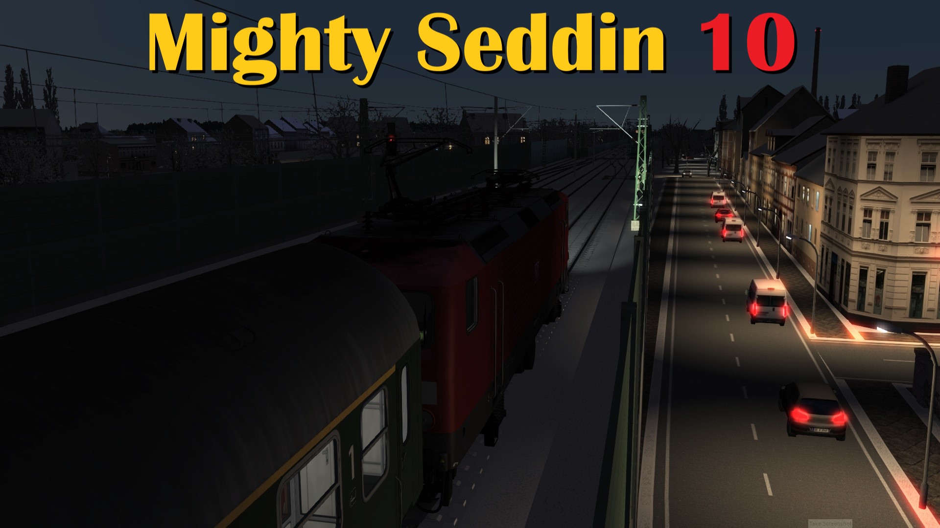 N.S1210 Mighty Seddin BR 114 DR / DB Crossover Era Jueterbog to Berlin