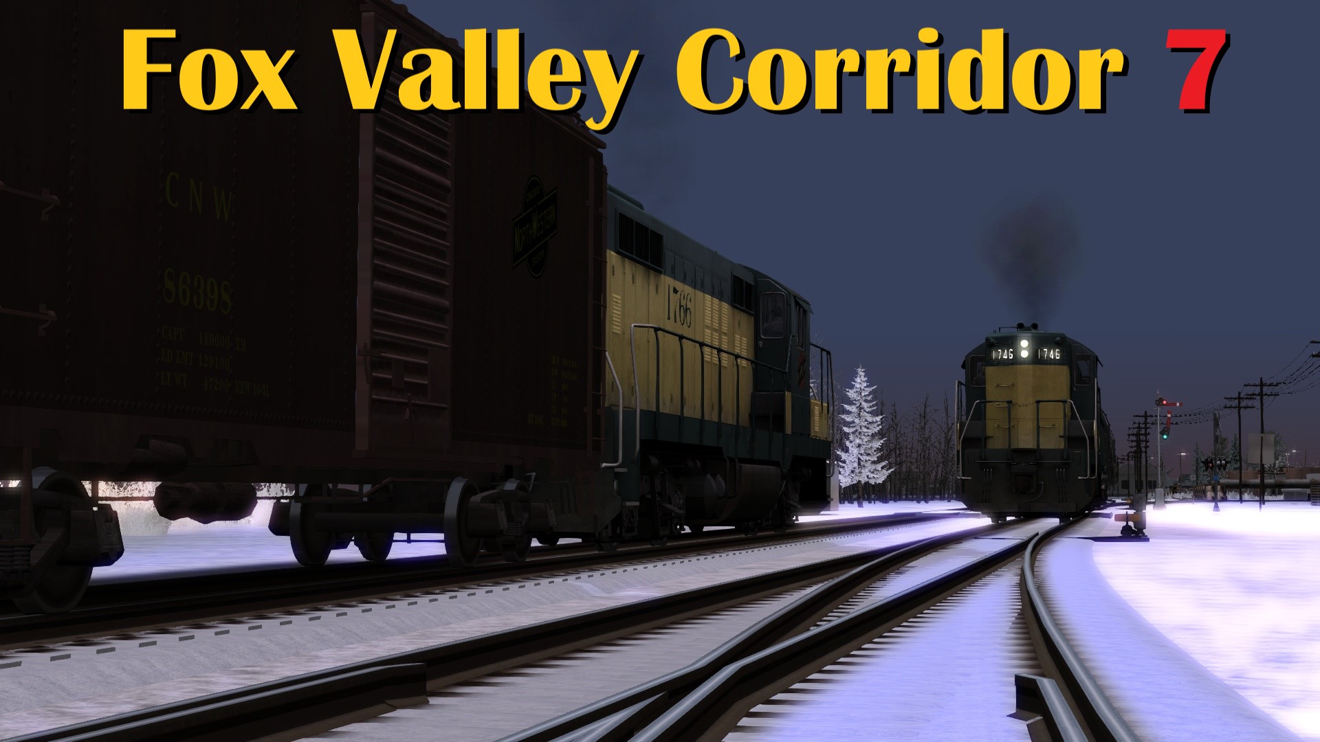 N.S1177 Fox Valley Corridor - CNW GP9 CNW Oshkosh Depot to CNW NFDL Yard