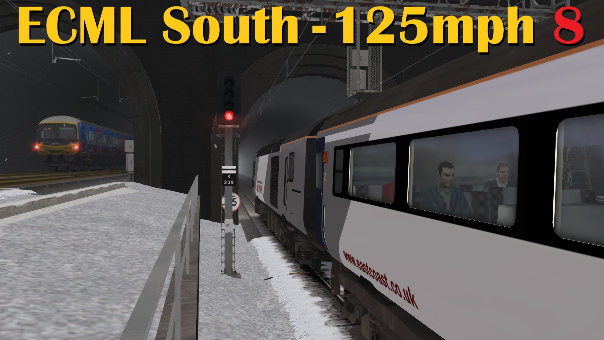 N.S1118 ECML South 125mph - East Coast HST Kings Cross to Stevenage