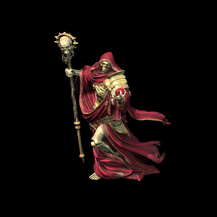 NECROMANCER SKELETON ROBED