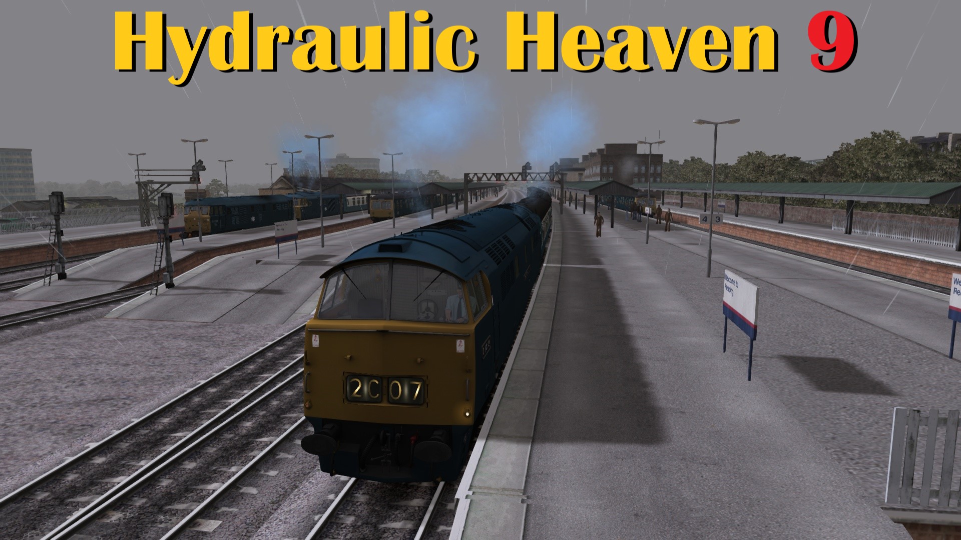 N.S1239 Hydraulic Heaven Class 52 Twyford via Reading to Didcot