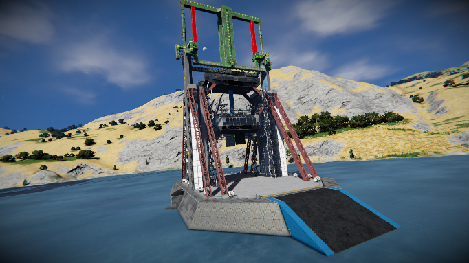 Self Building Wheel Powered Space Elevator V1.1