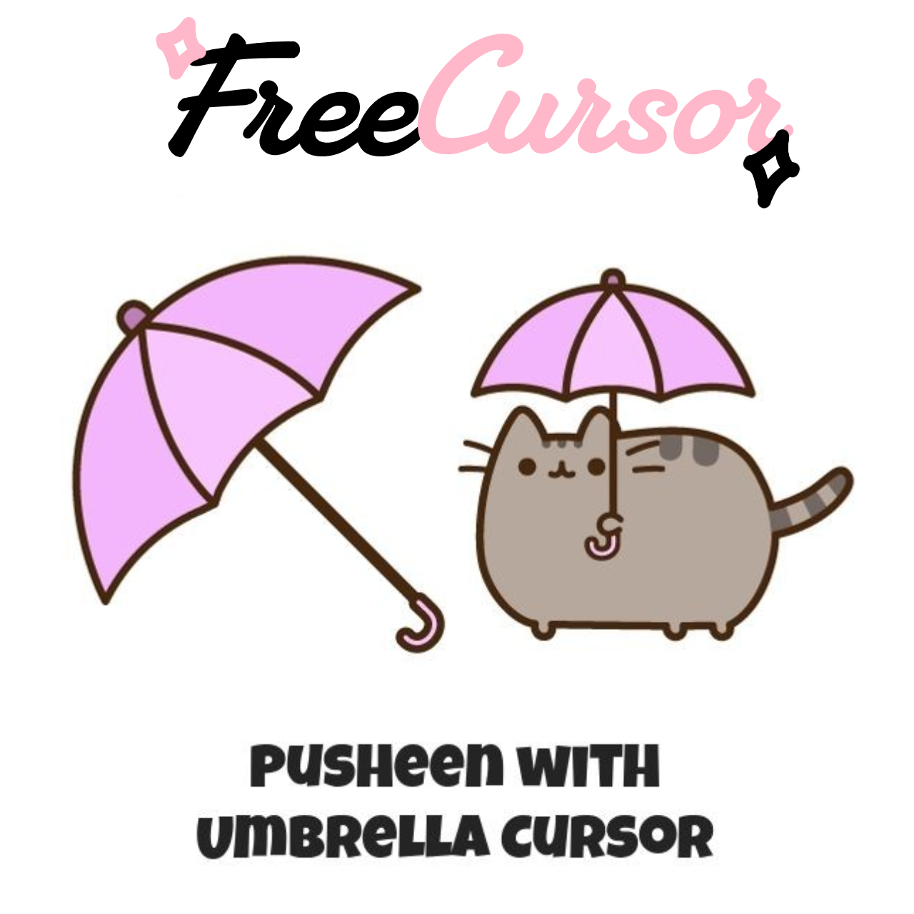 Pusheen with Umbrella Bundle