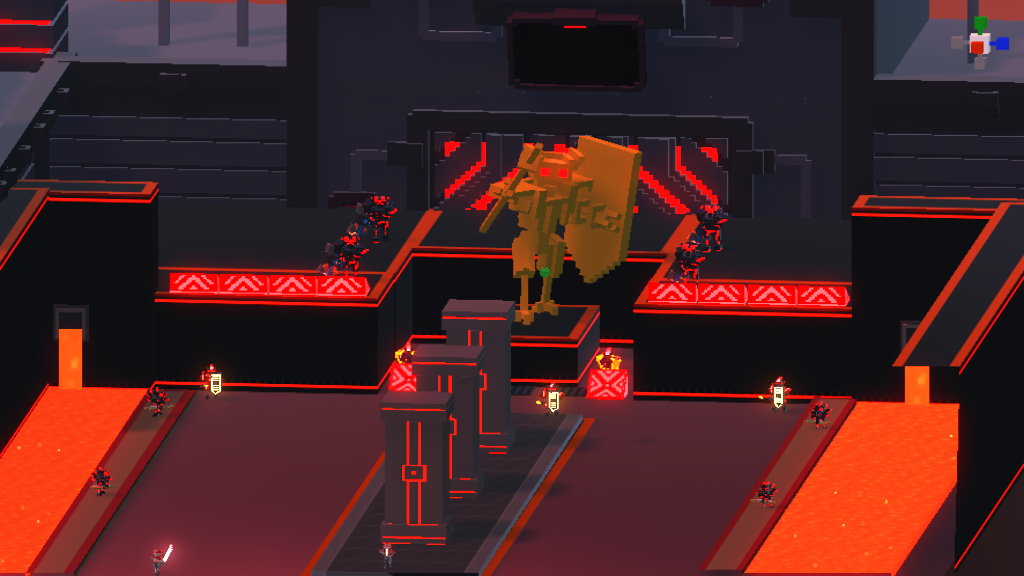 red robots