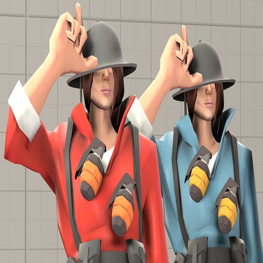 Team Fortress 2 Enhanced Female Soldier (Ragdoll)