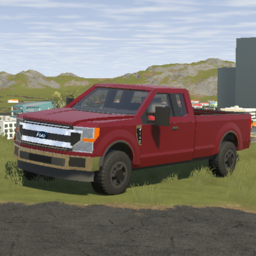 2020 Ford F-250 Extended Cab [Low Poly]
