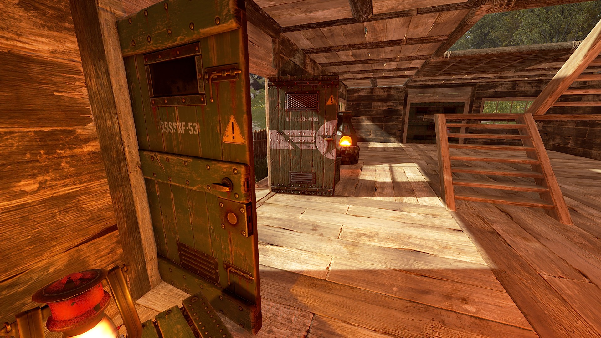 Military Storage Wooden Double Door thumbnail 5