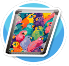 Squawk on Canvas