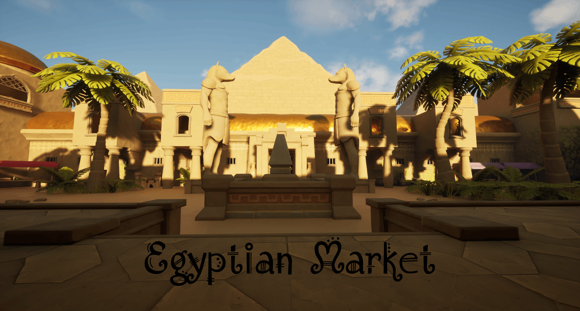 Egyptian Courtyard