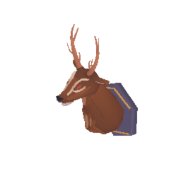 EVIL Deer Head Mount