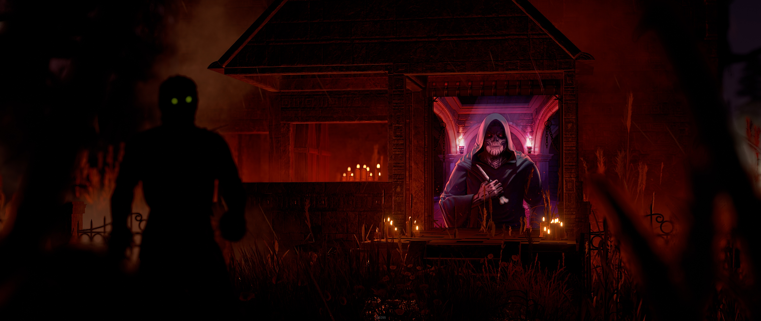 Bone Cultists Garage Door thumbnail 2
