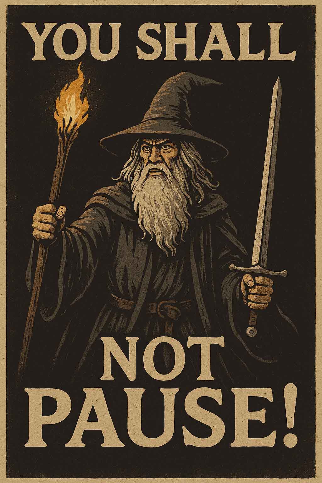 U Shall Not Pause - No Cheat mode