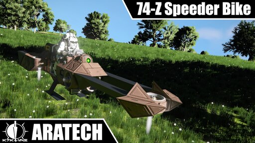 あーりー Steam Workshop::Star Wars Aratech 74-Z Speeder Bike V2
