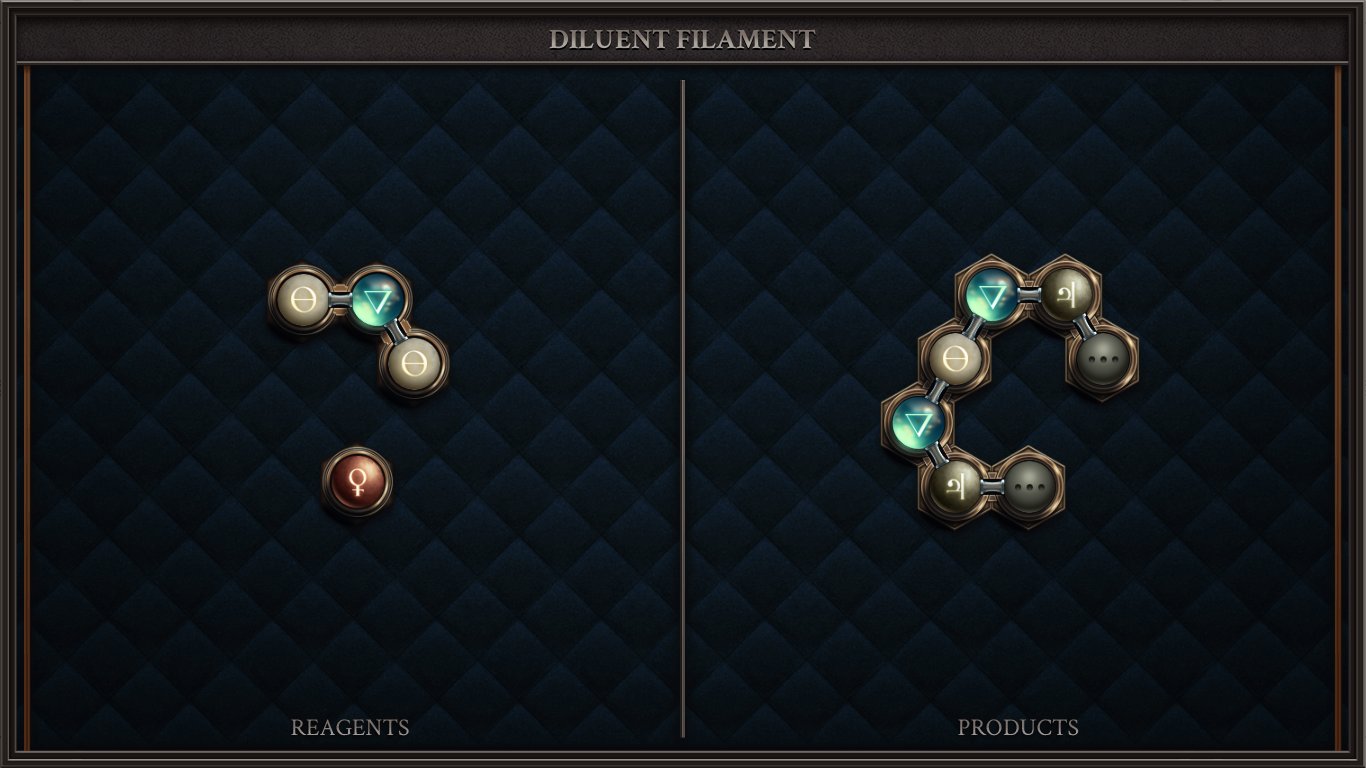 DILUENT FILAMENT