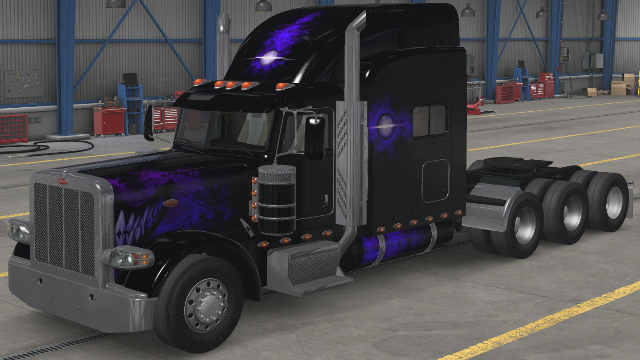 Alien Halloween Peterbilt 389 Ultra Cab Sleeper preview