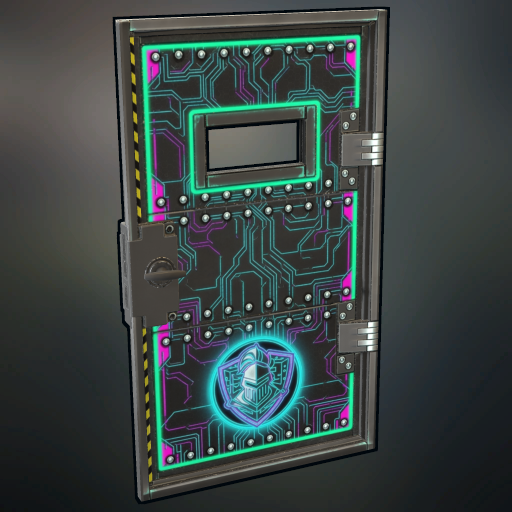 CyberKnightSingleArmoredDoor