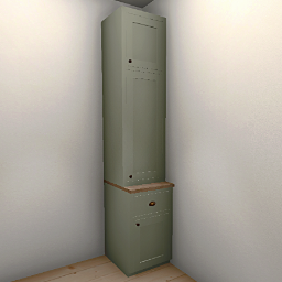 Rosemary Kitchen tall standing cabinet 50 cm right - Sage green