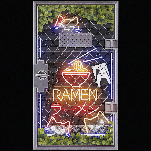Ramen Armored Door [glow]
