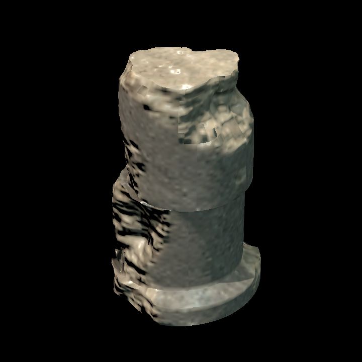 Columns heavy damage 3