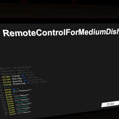 RemoteControlForMediumDish