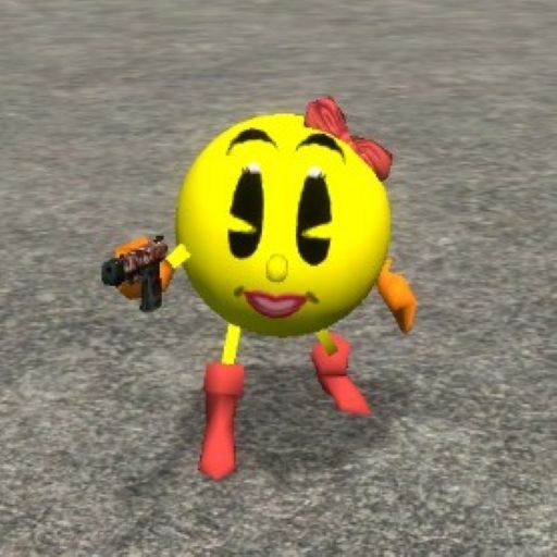 Ms. PAC-MAN Player Model & NPCs (Ms. PAC-MAN's Maze Madness)