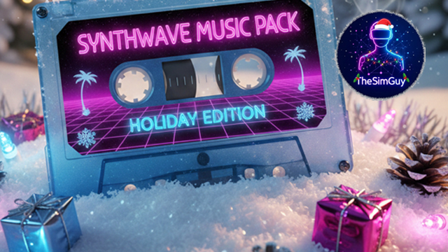 Synthwave Music Pack Holiday Edition (ETS2 1.59)