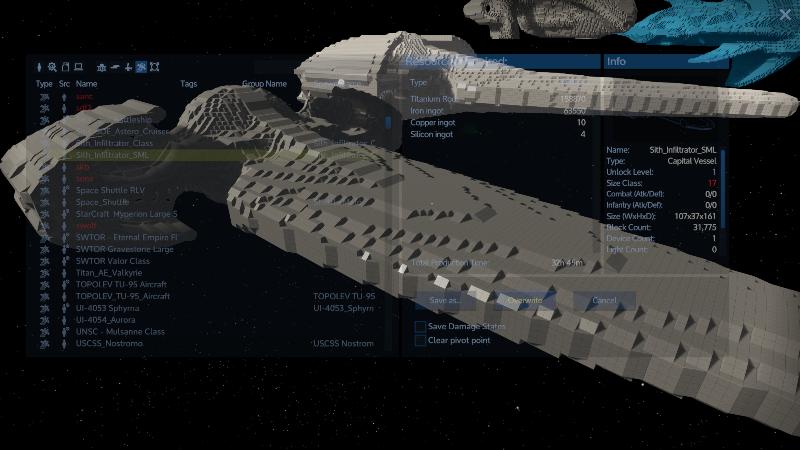 Sith Infiltrator CV SML
