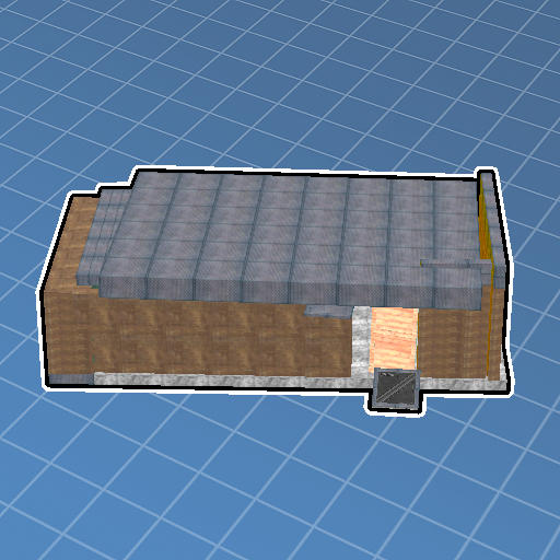 epic cool house with working lockable door