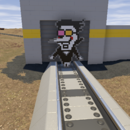 pixel salesman puppet dude from a game i have actually now played