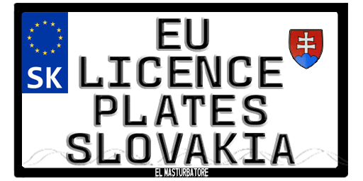 EU Licence Plates - #41 Slovakia
