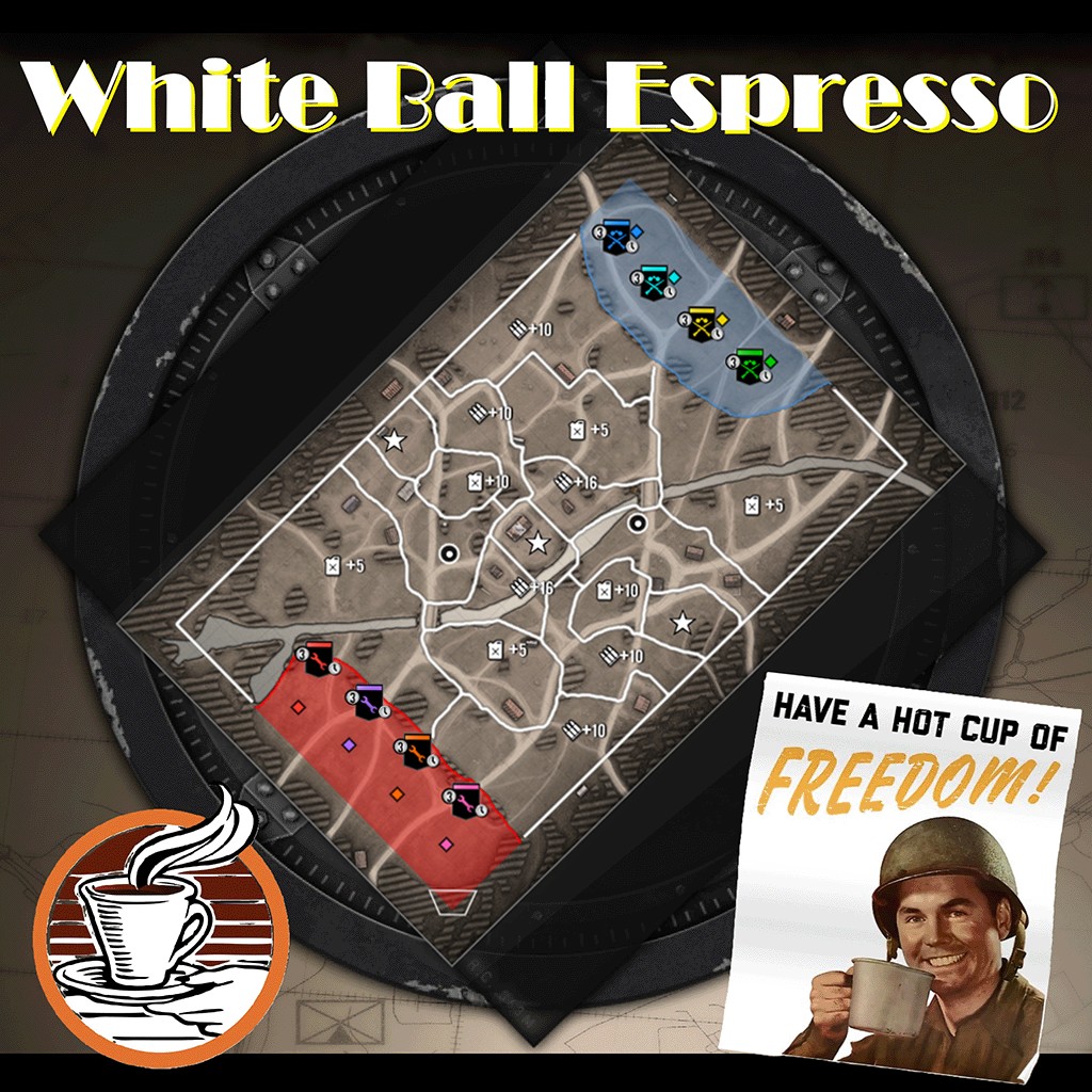 (8) White Ball Espresso