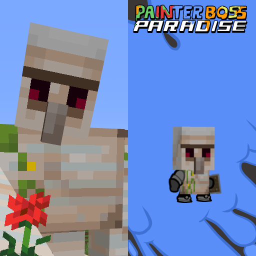 Minecraft 3D Iron Golem
