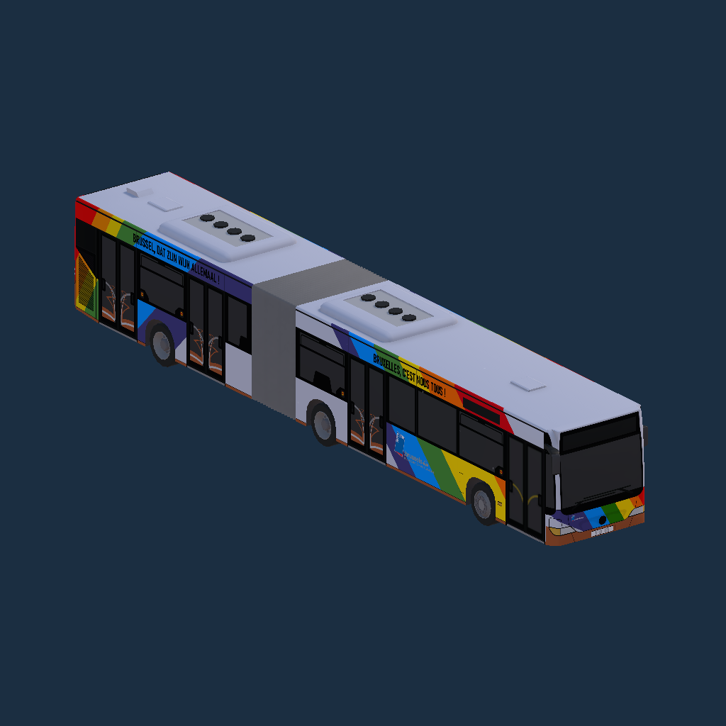Mercedes Citaro Facelift 4p - STIB PRIDE 2023