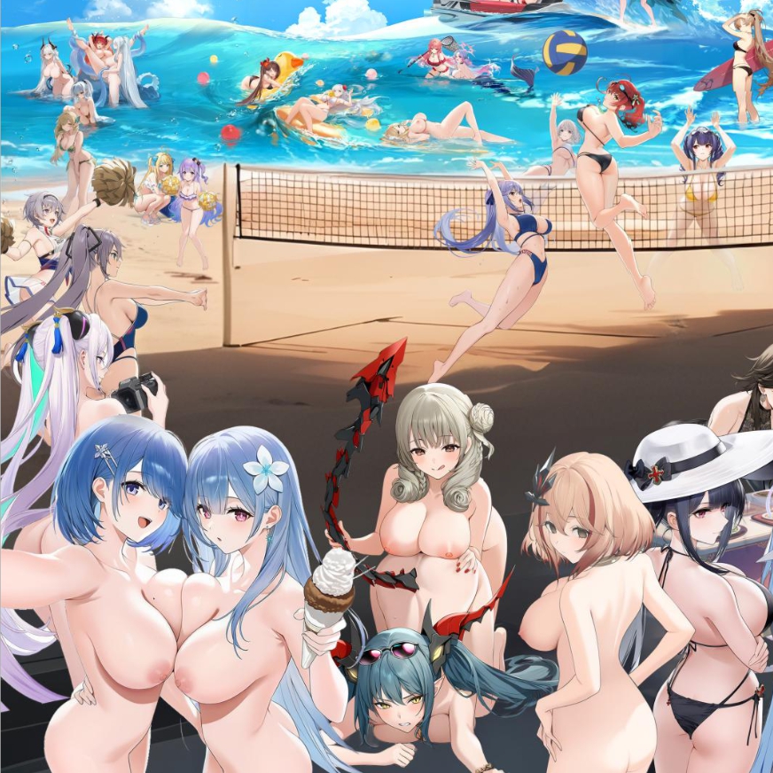 碧蓝航线 夏日派对 Pixiv:133477151 作者hkgyhcmsg preview