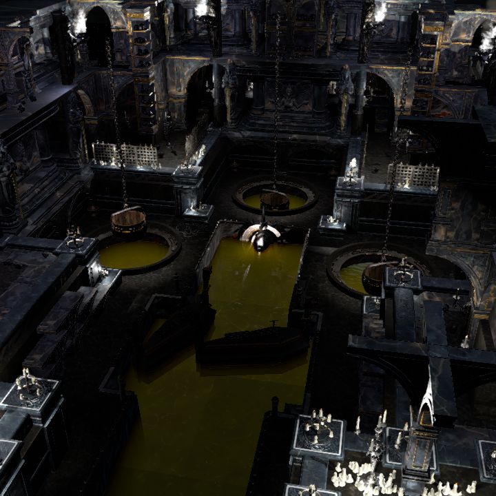 THE FORBIDDEN CISTERN, 40x40