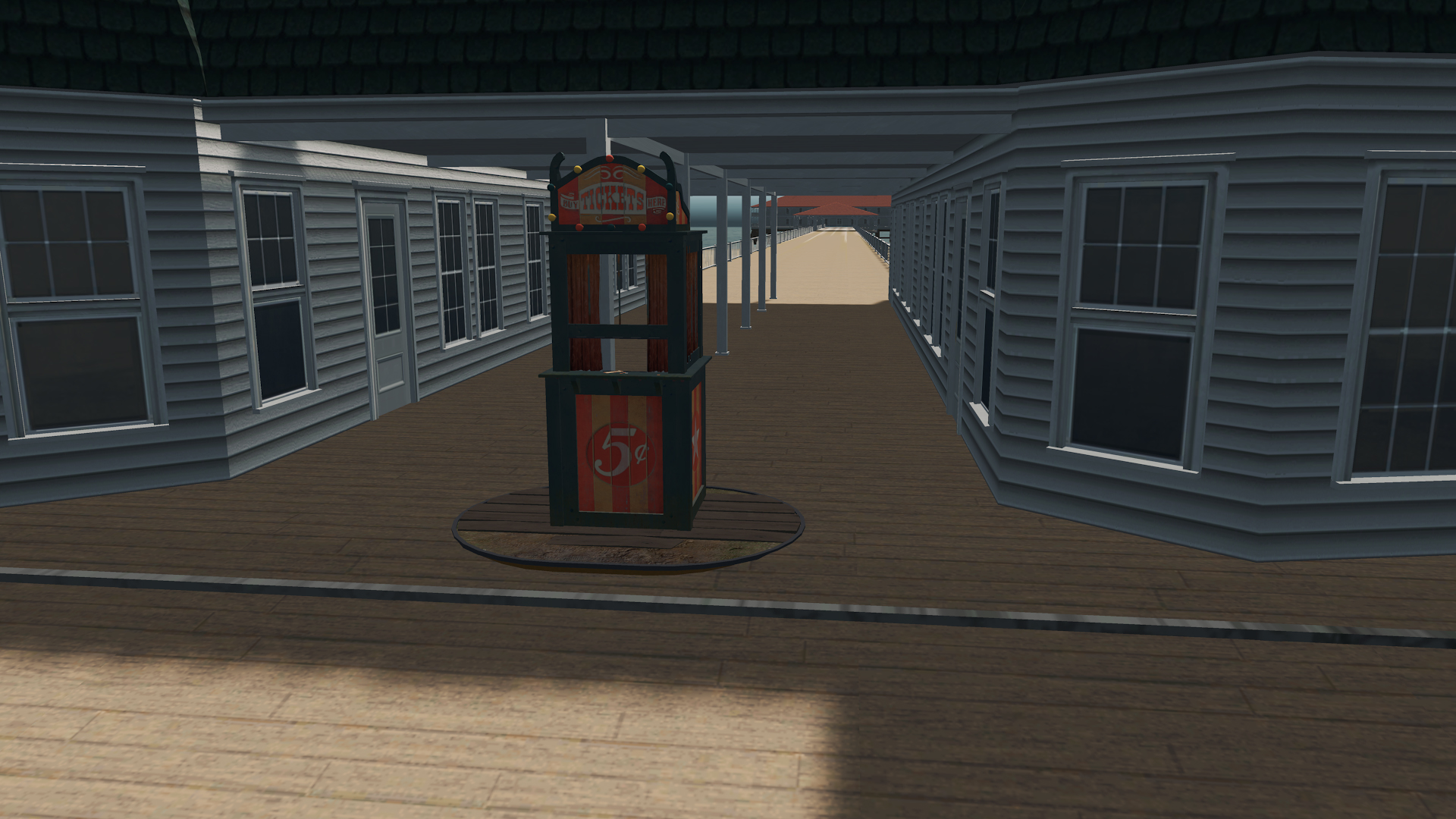 Carnival ticket booth
