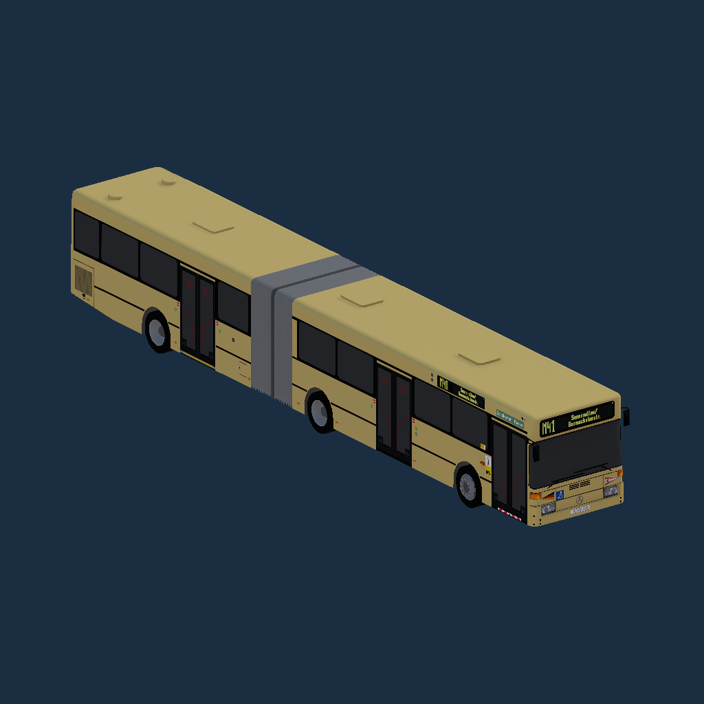 BVG - MB O405GN1 Grundlack Sandgelb mit Wimpeln