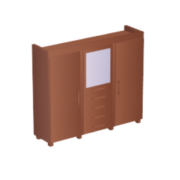 Huge Wardrobe with Mirror preview