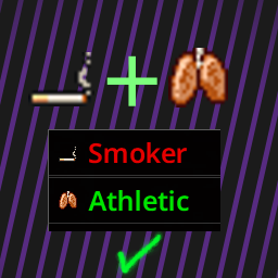 Smoker with athletic – Project Zomboid Mod