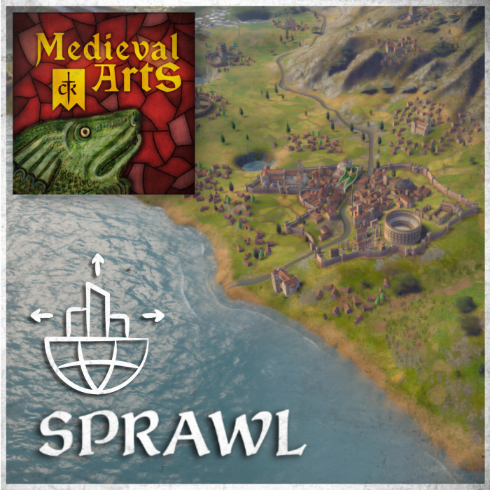 Simple Holding Sprawl - Medieval Arts Compatch preview
