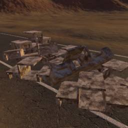 Old Destroyed Vehicles