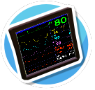 Screen Patient Monitor Sq Frame