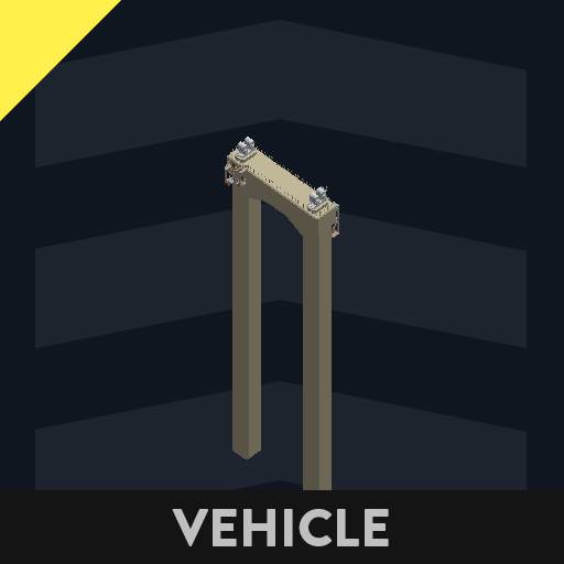 Tall bridge pier (only works with truss segments)